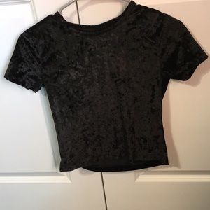 Suede top
